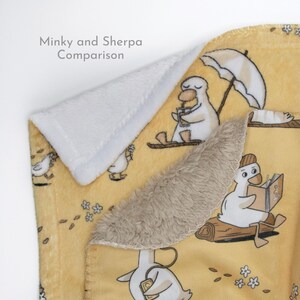 Custom Name On Baby Blanket With Dancing Animals Print Newborn Baby Shower Gift, Baby Girl, Jungle Elephant Lion and Zebra image 7