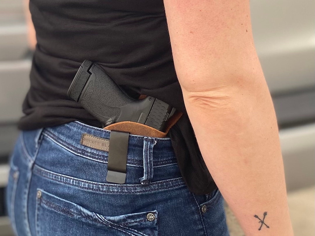 Inside the Waistband Leather Holster - Designed for Comfort - Concealed