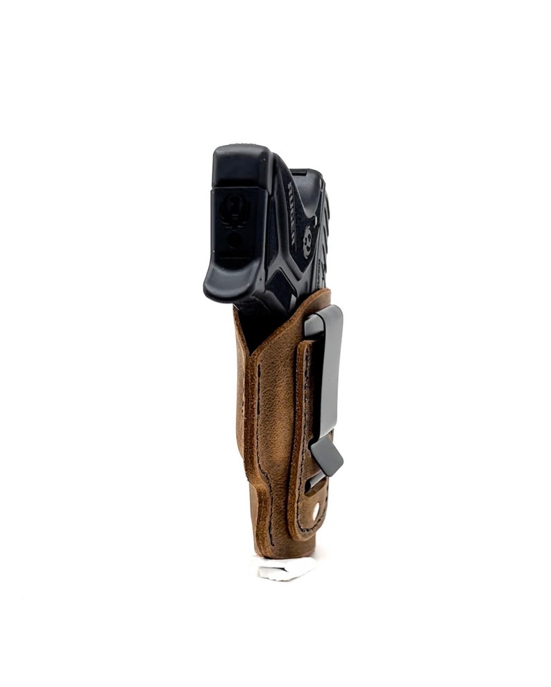Ruger LCP / Ruger LCP 2 Leather Holster - Cuero dentro de la cintura Oculta Carry Holster- 100% Water Buffalo Leather - Made in U.S.A. imagen 5