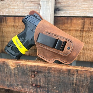 Ruger Security 380  - SOFT Leather Inside the Waistband (IWB) Concealed Carry Holster- 100% Water Buffalo Leather - Made in U.S.A.