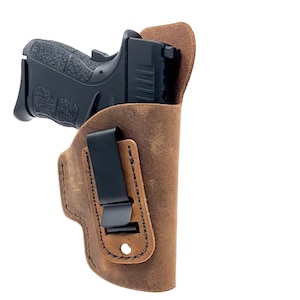 Springfield Armory XDM 3.8 Holster  - SOFT Leather Inside the Waistband (IWB) Concealed Carry Holster- 100% Water Buffalo Leather