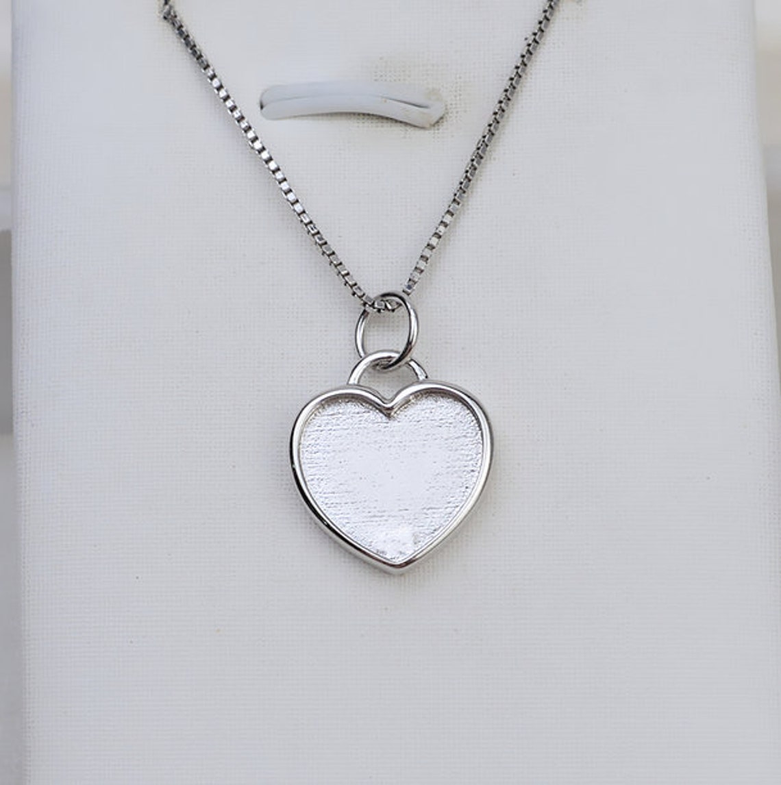 Heart bezel pendant Clearance