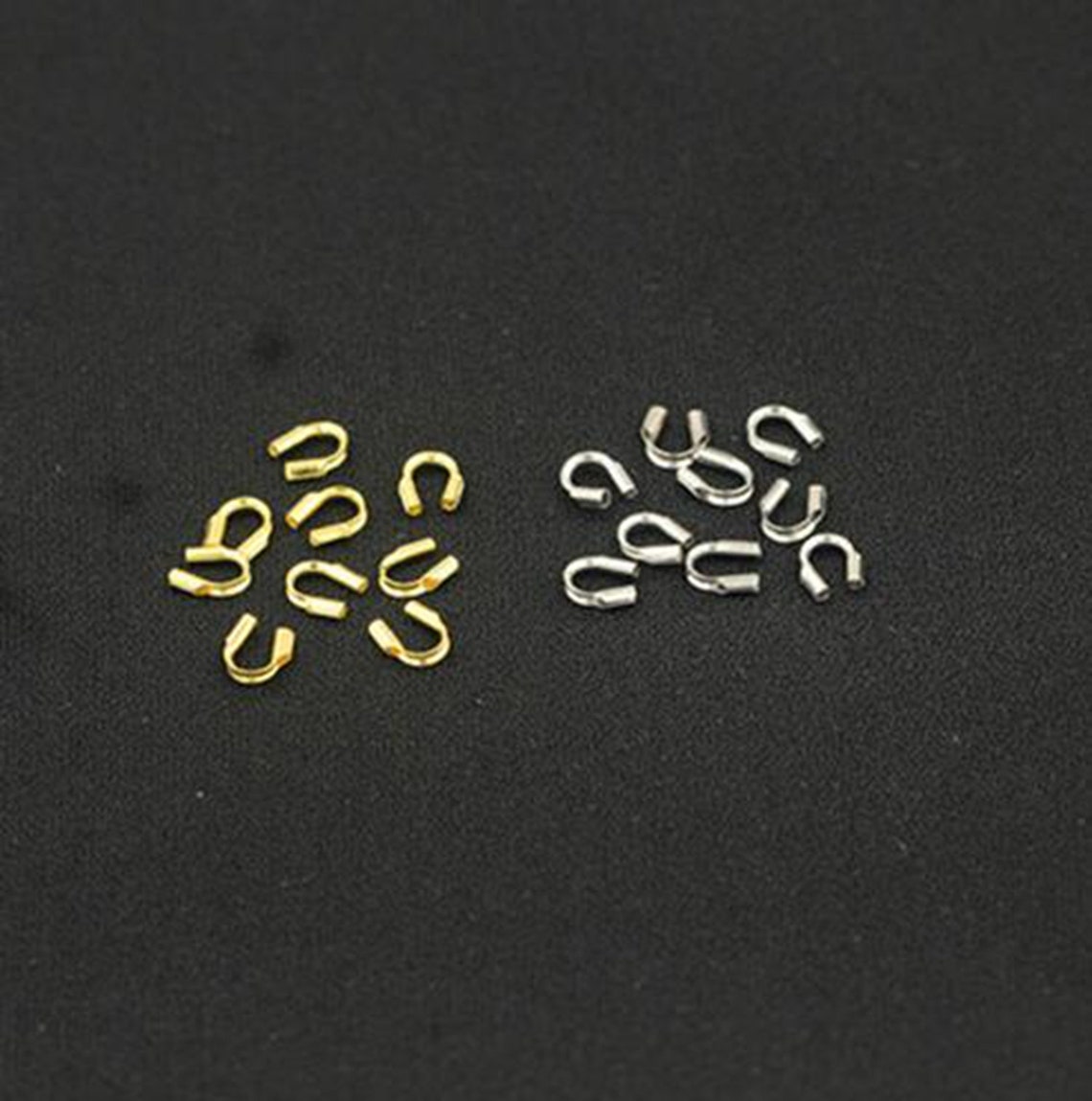 10pcs of sterling silver gold or silver wire guards wire end Etsy
