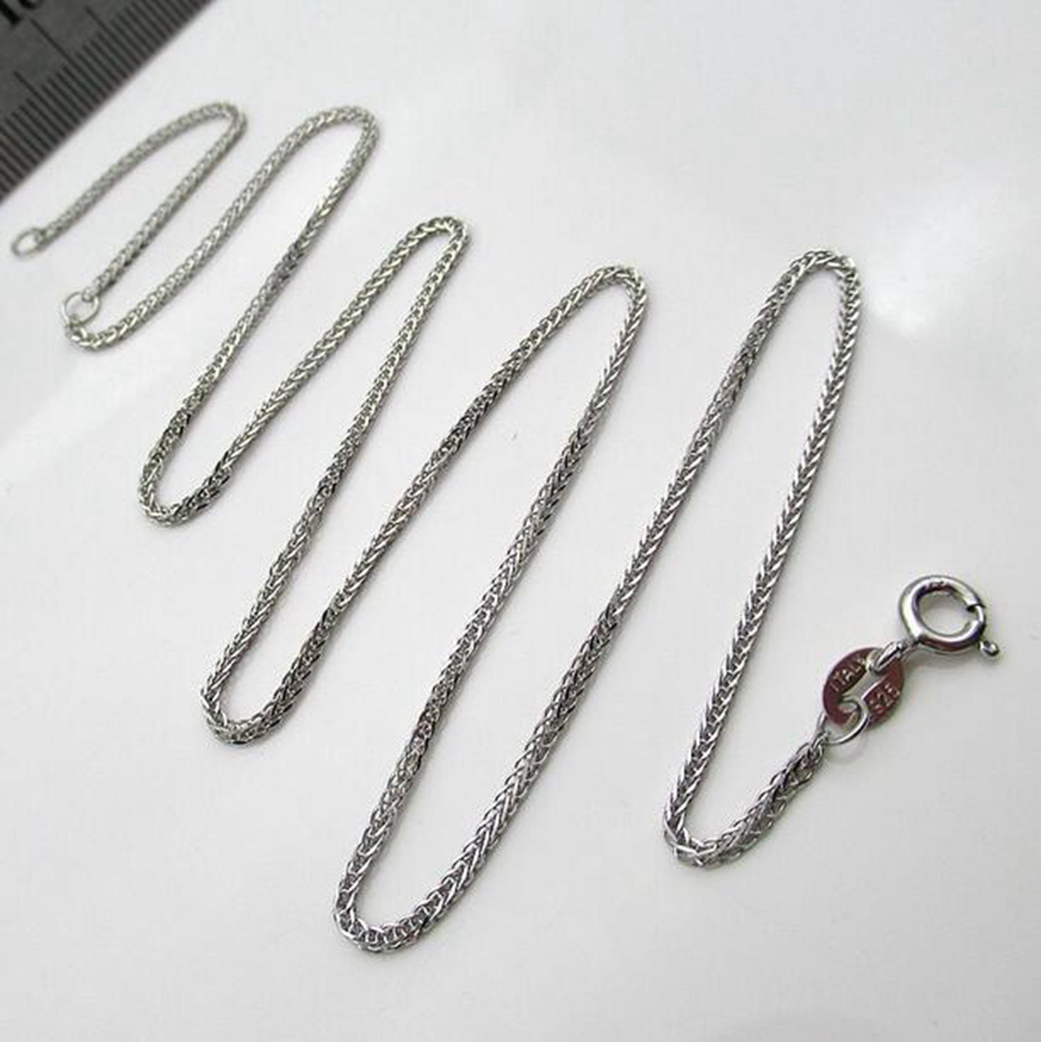 1pcs of 925 sterling silver curb chain finished chain necklace | Etsy