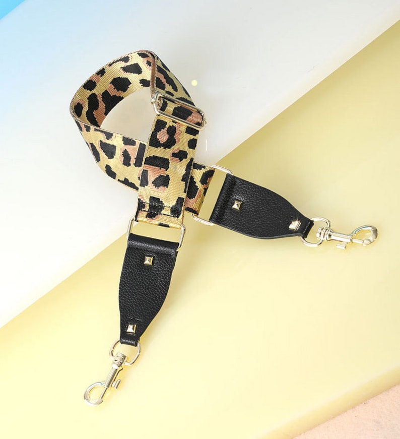 Leopard Print Purse Strap 2 Wide Bag Strap ST040 Etsy