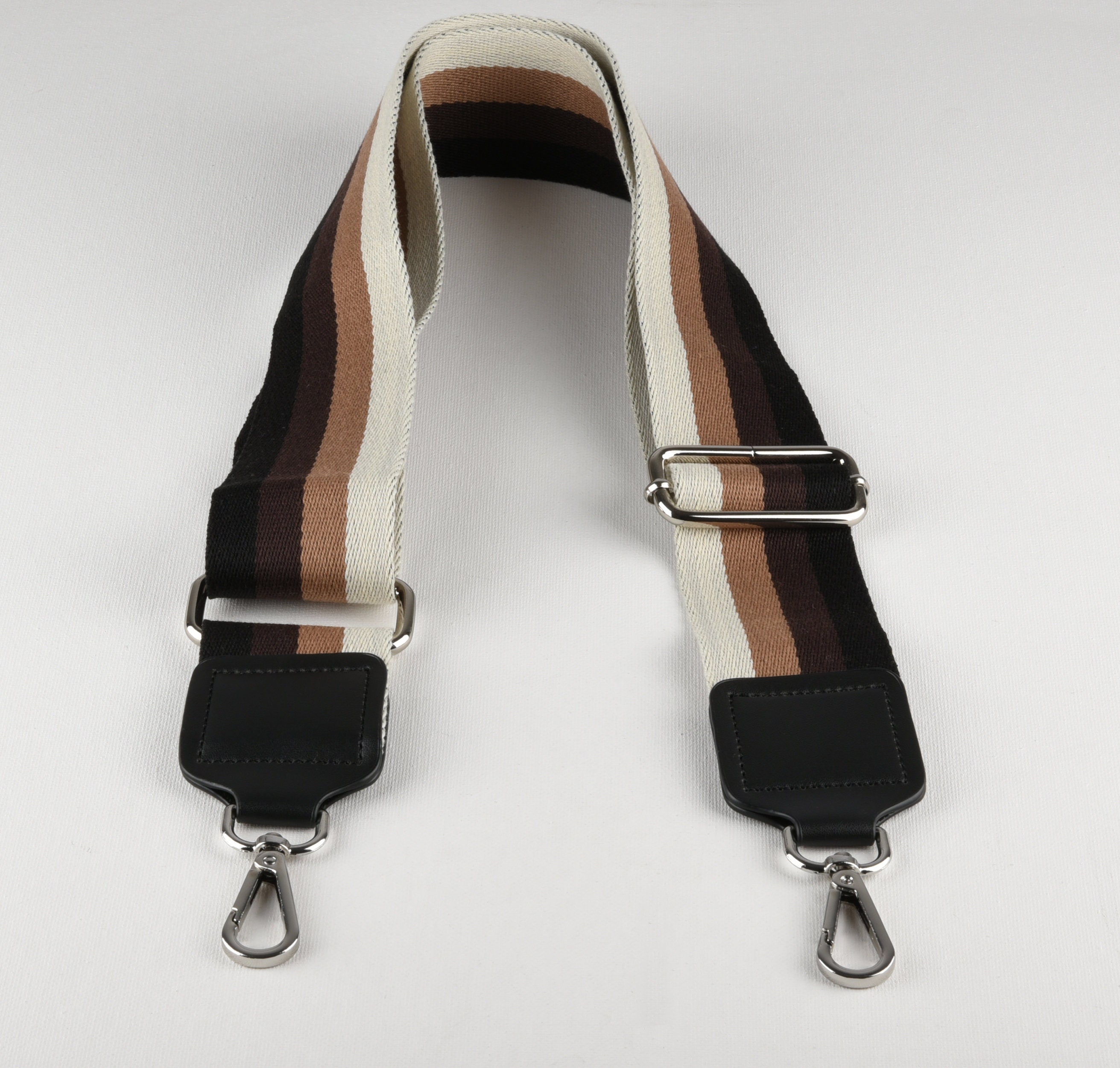 Brown Adjustable Striped Bag Strap 2 wide Handbag Strap | Etsy
