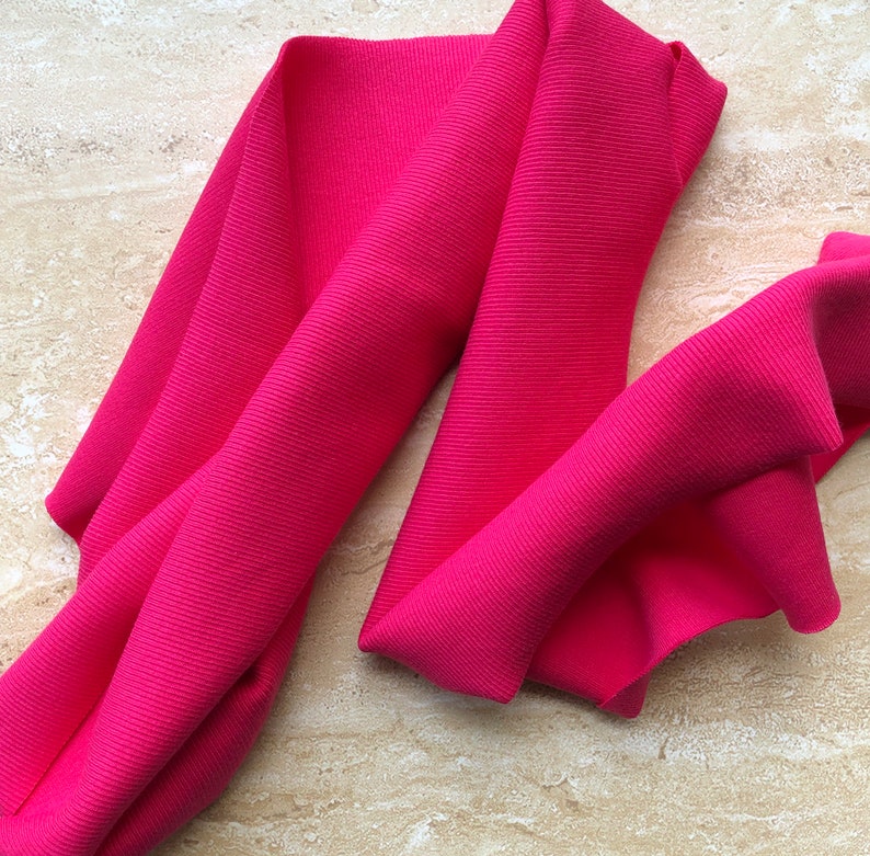 Elastic Rib Knit Cuff Waistband Fabric Trims Etsy