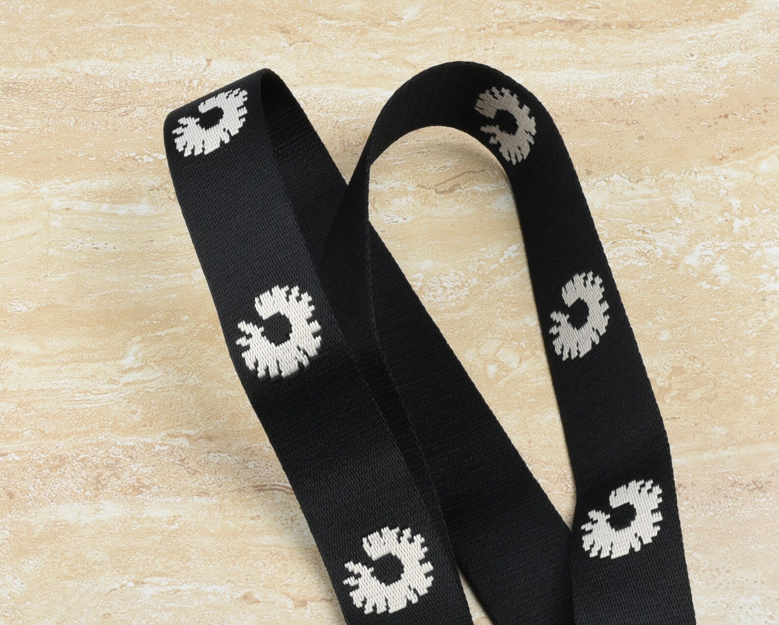 Black and off White Adjustable Bag Strap 1.5 Wide Etsy