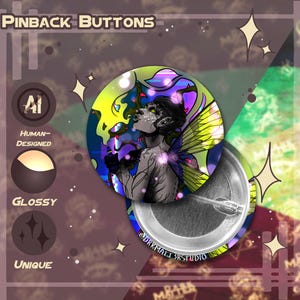 Dampfen Feen | Button