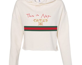 gucci crop top hoodie