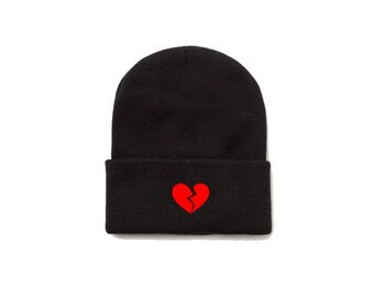 cdg beanie heart