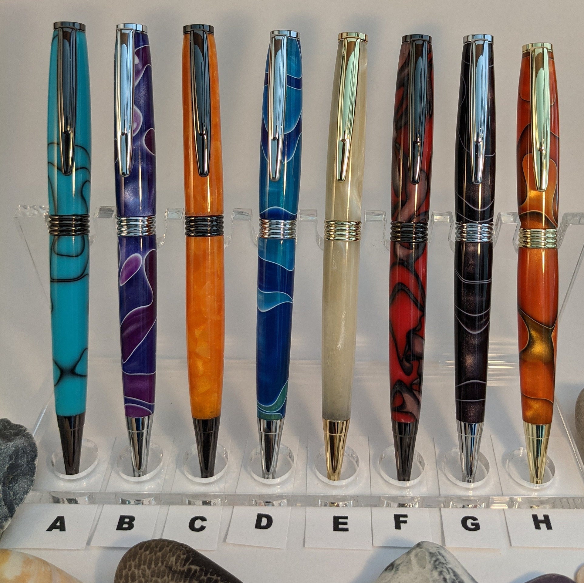 Multicolor acrylic pens Etsy
