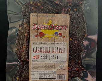 Carolina Reaper Steak Cut Jerky Fire in the Hole 7oz