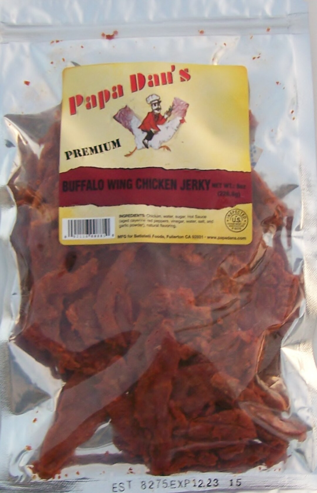 Chicken Jerky Buffalo Wing Flavor 8oz Etsy