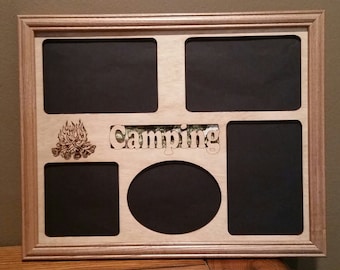 11x14 Road Trip Laser Engraved Picture Frame w// 5 Photo Holes