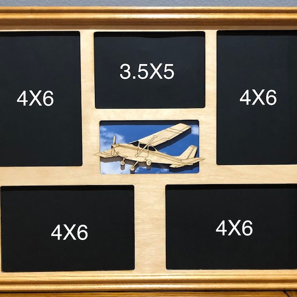 Airplane Photo Frame Etsy