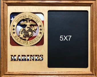Campus ImagesMarine Portrait Frame with Gold Medallion 8 x 10 8 x 10 MAPG001 Campus ImagesMarine Portrait Frame with Gold Medallion 8 x 10 8 x 10 MAPG001