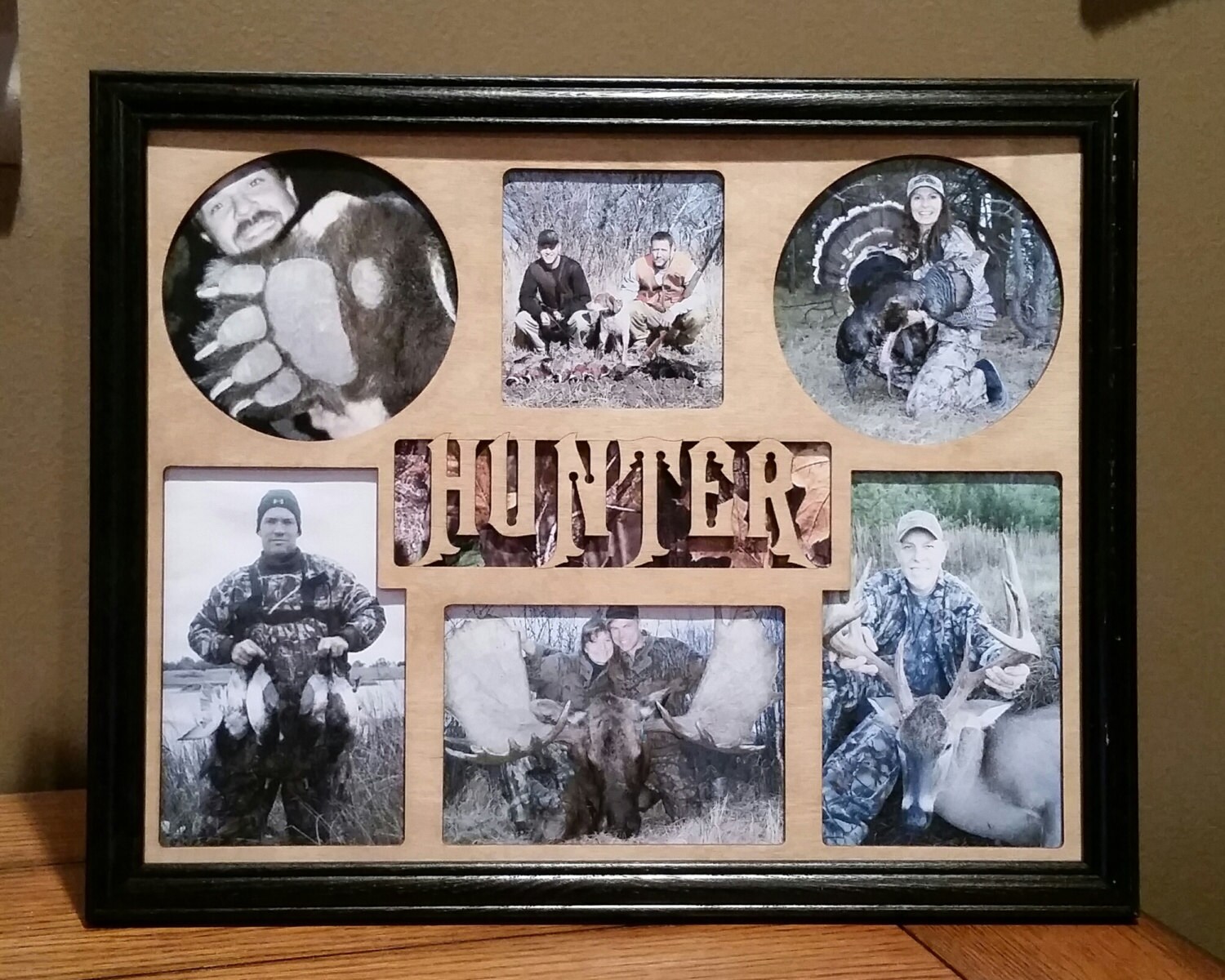 11x14 Deer Hunting And Hunter Laser Engraved Picture Frame Zoom