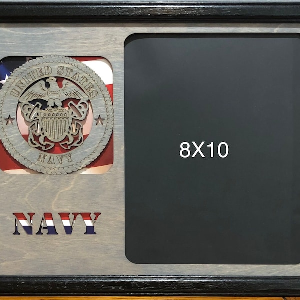Us Navy Seal Picture Frame Etsy