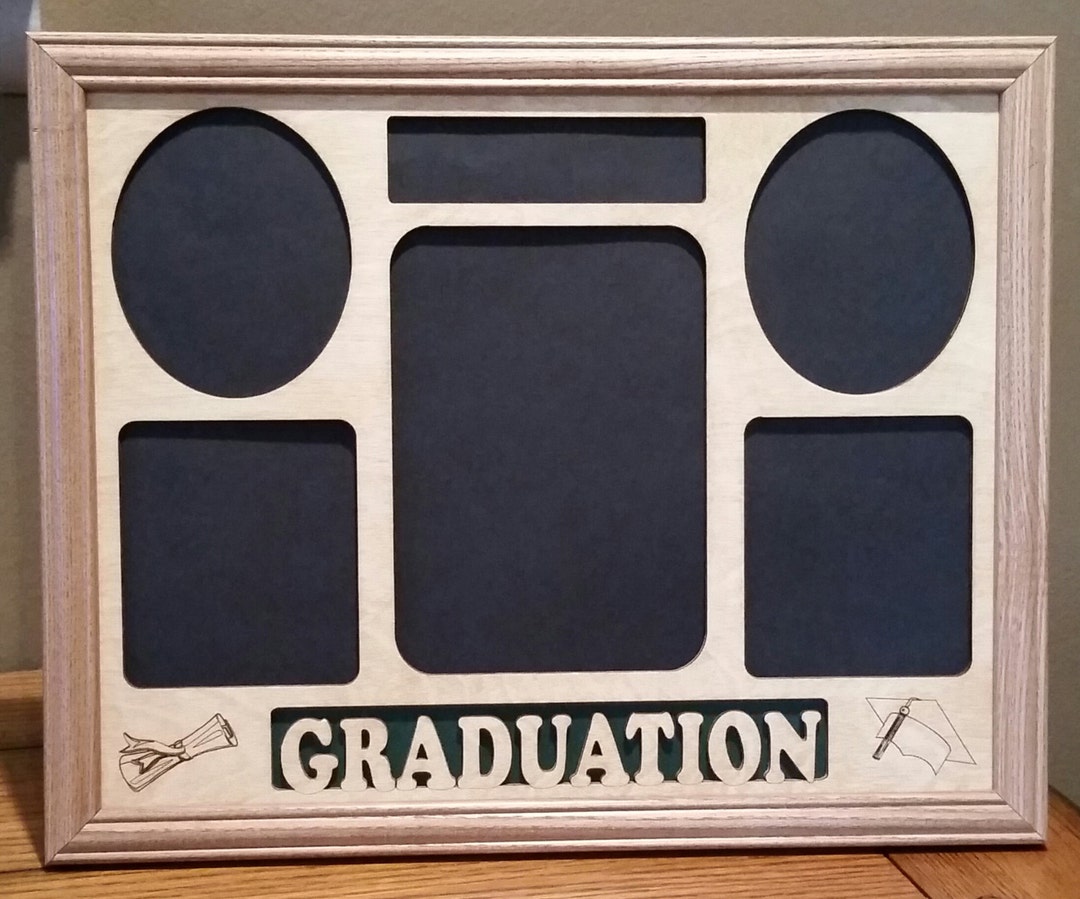11x14 Graduation Laser Engraved Picture Frame With 5 Photo Holes - Etsy