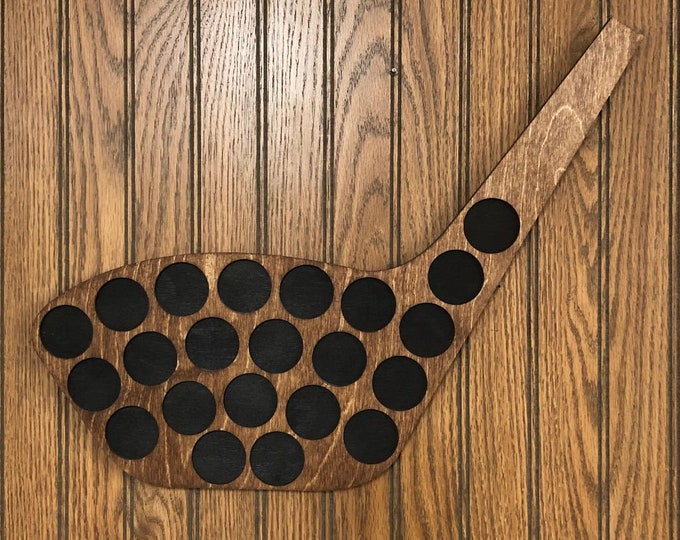 Golf Club Ball Marker Holder Holds 22 Golf Ball Markers Hanger Etsy