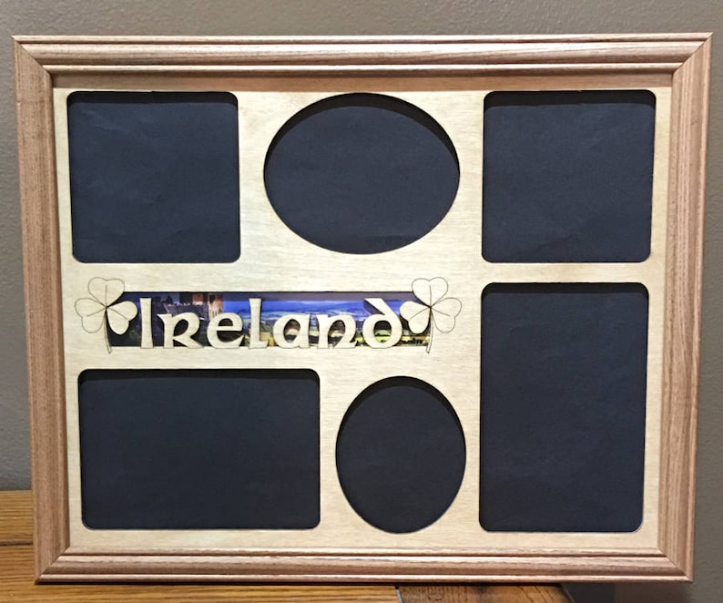 11x14 Ireland Vacation Laser Engraved Picture Frame With 6 Etsy