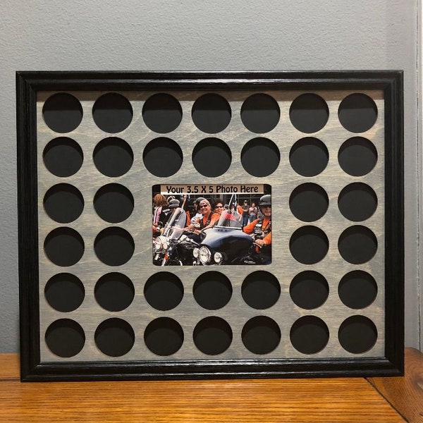 Harley Poker Chip Display Case Etsy