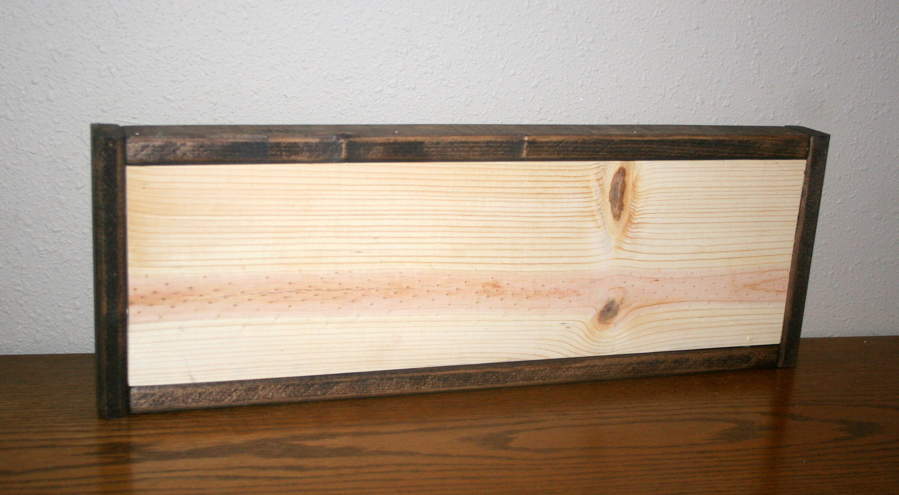 Blank Wood Sign With Frame Wood Craft Supply DIY Wall Art - Etsy