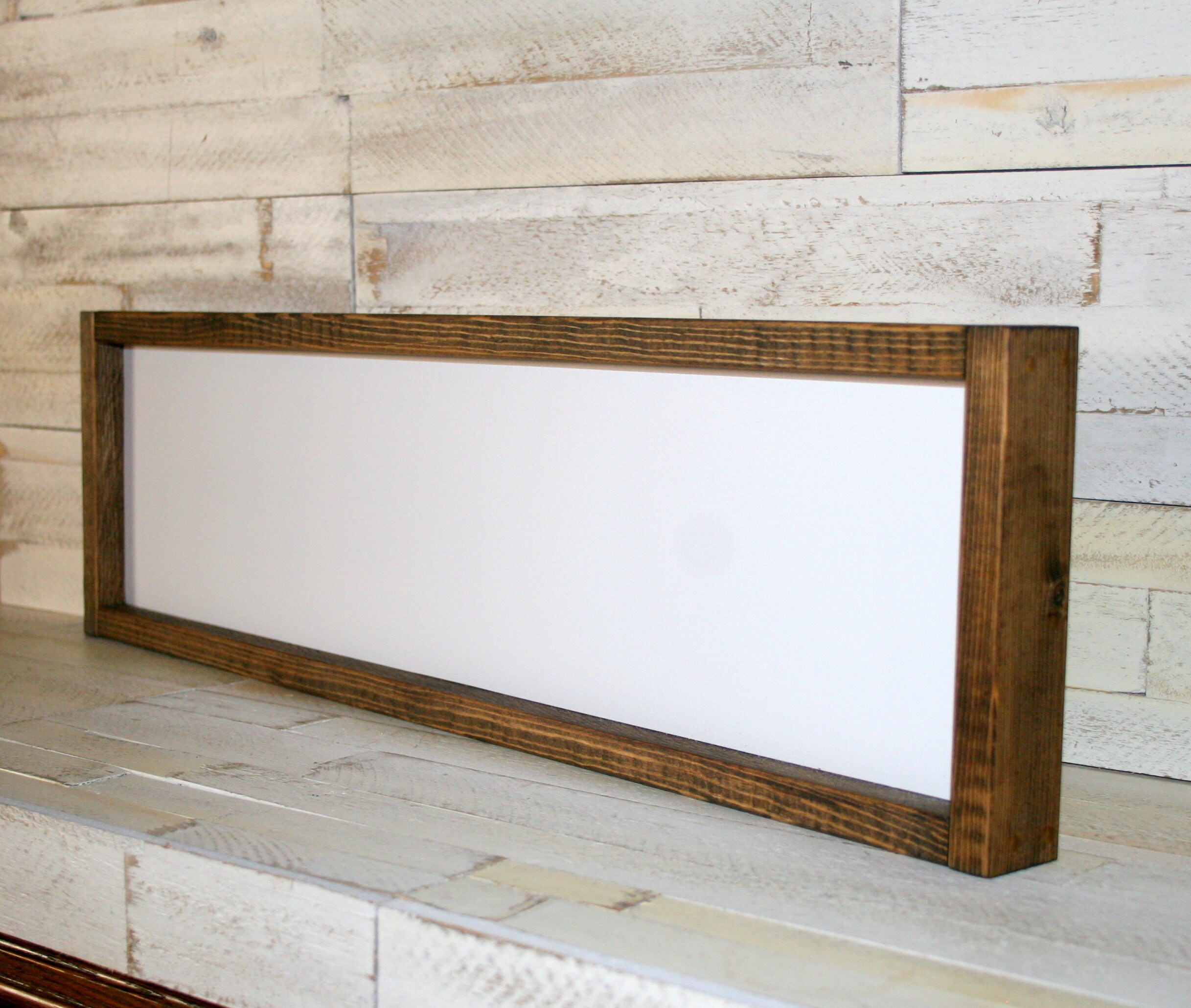 Blank Wood Sign With Frame Wood Craft Supply DIY Wall Art - Etsy