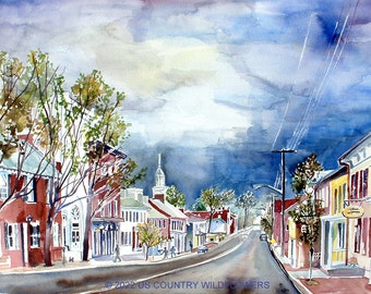 West German Street, Shepherdstown, West Virginia, WV by Roxanne Shields