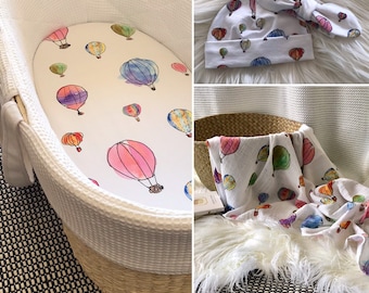 Up, Up and Away | Bassinet Set