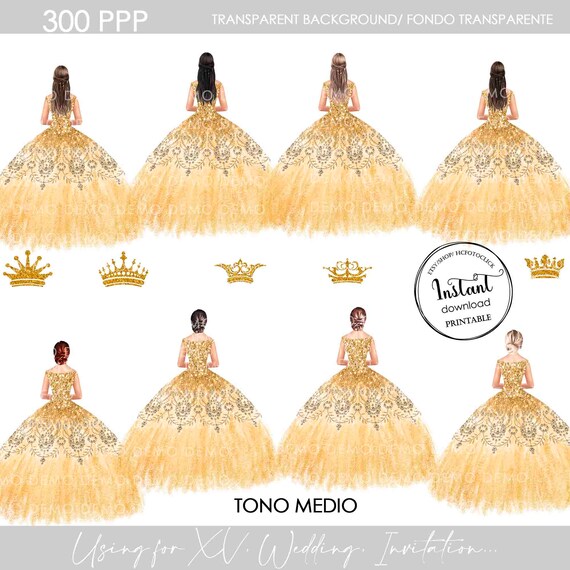Gold quinceanera dresses hotsell
