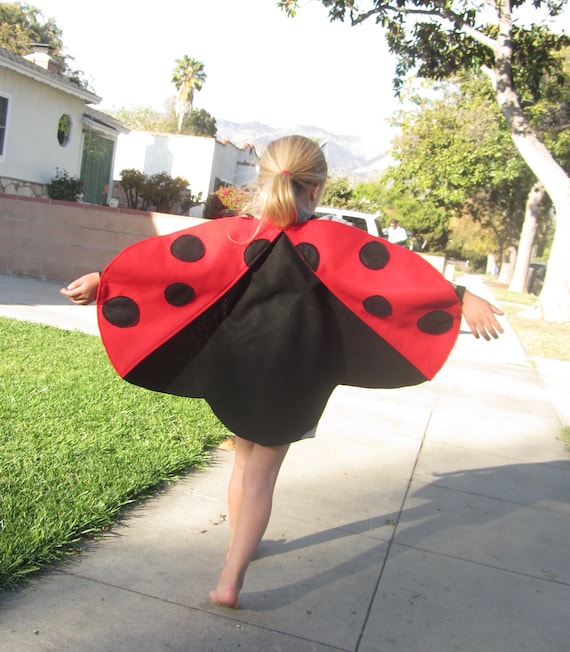 Colour-a-ladybug Cape, Ladybug Costume, Ladybug Cape for Kids 