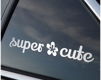Super Cute Car Window Laptop Sticker