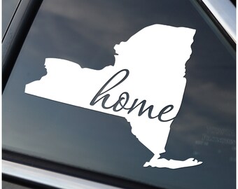 New York is Home Car Window, Decal, Sticker