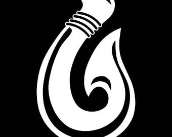 Hei Matau Car Window, Decal, Sticker