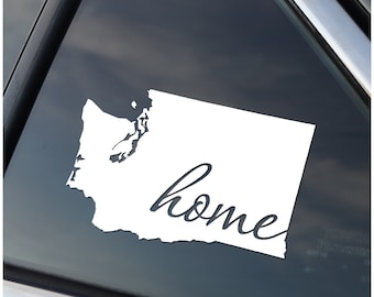 Washington is Home Car Window, Decal, Sticker