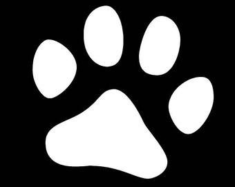 Paw print, Window, laptop, Decal - Pet Lovers, Sticker