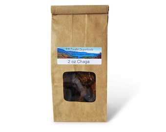 2 oz Organic Wild Chaga Mushrooms - small chunks (perfect for tea)
