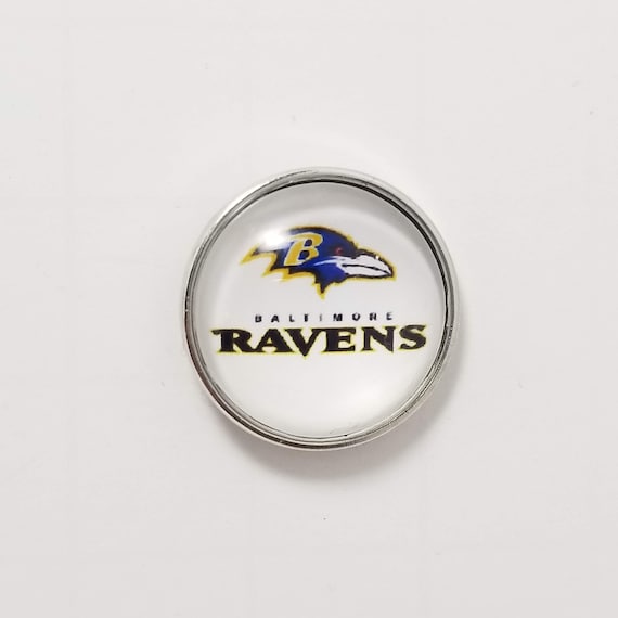Baltimore Ravens flat back buttons or pin badge cabochons embellishments magnets