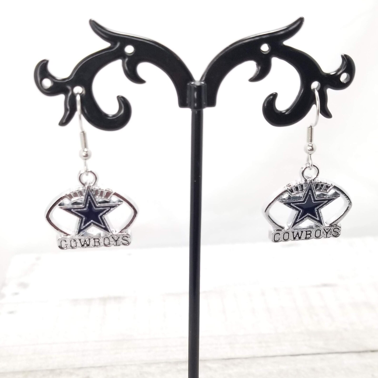 Dallas Cowboys Earrings Sports Team Earrings Football Etsy