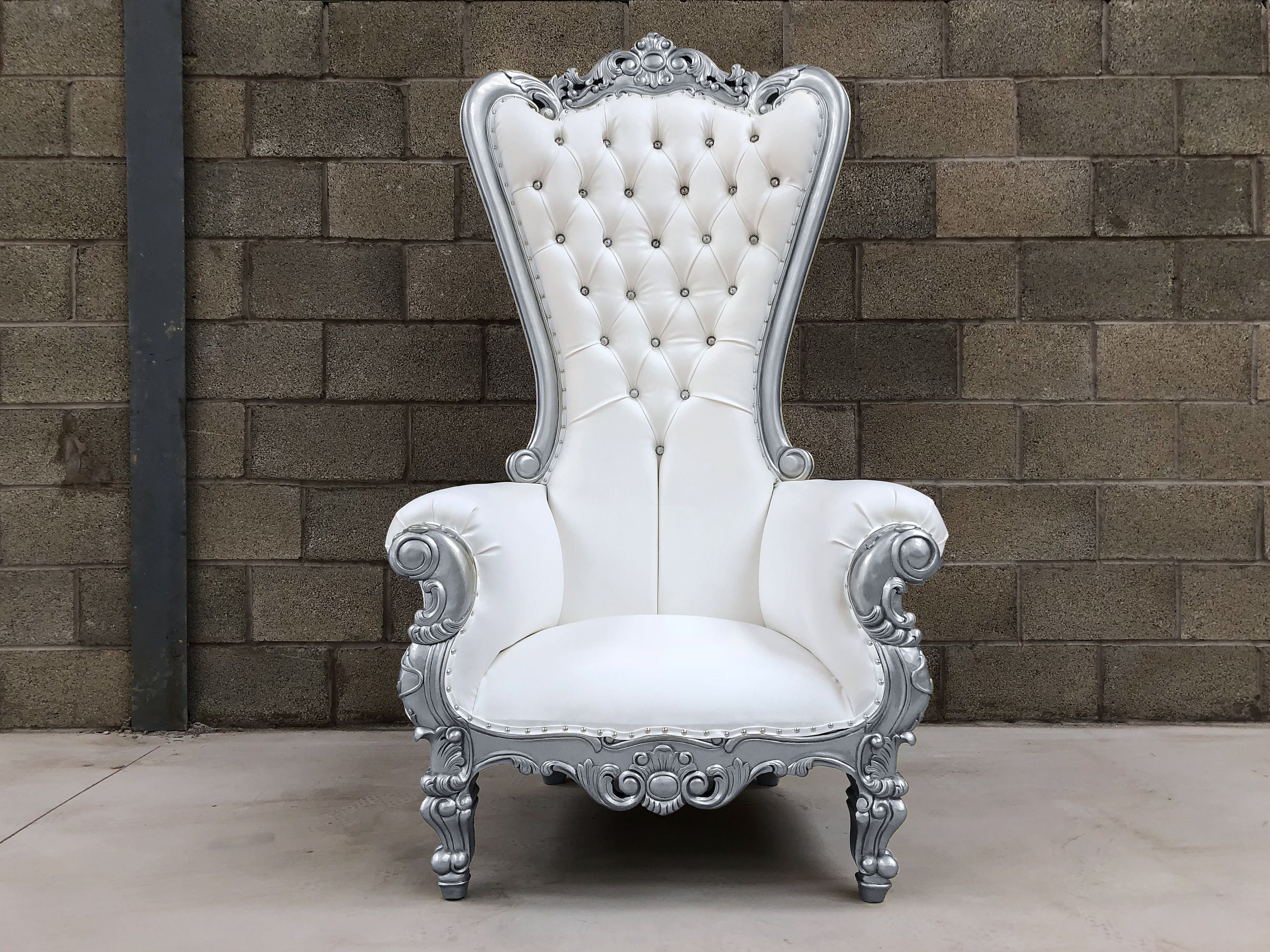 PREORDER Pretoria King Queen Wedding Throne Chair 180cm Etsy