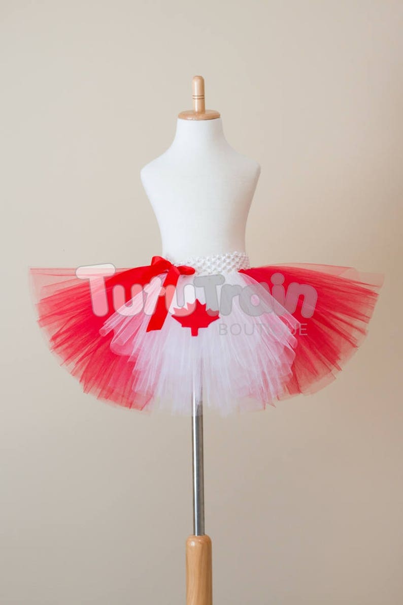 red and white tutu dress