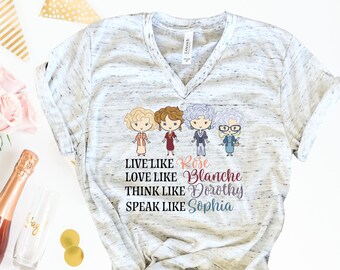 Golden Girls Shirt, 90's TV Show Shirt, Stay Golden Tee, Squad Goals Novelty Graphic Tee, Funny Women's Quotes for Women, BFF Gift for Fan