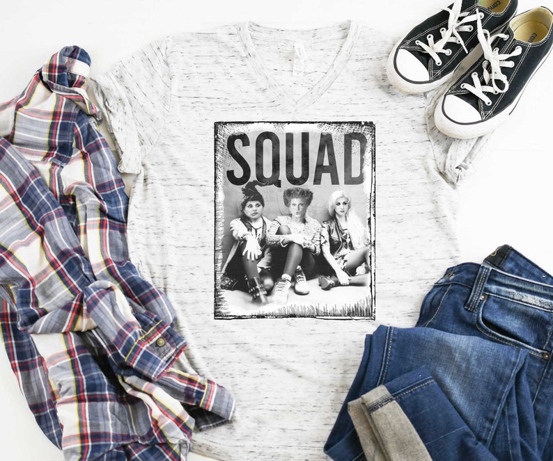 Hocus Pocus Sanderson Sisters Squad Shirt Fun Halloween Mom Etsy