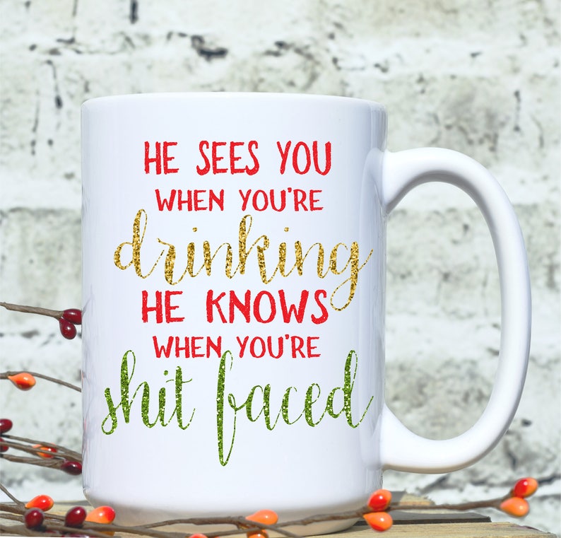 Funny Christmas Mug Christmas Coffee Mug Funny Mugs Funny | Etsy