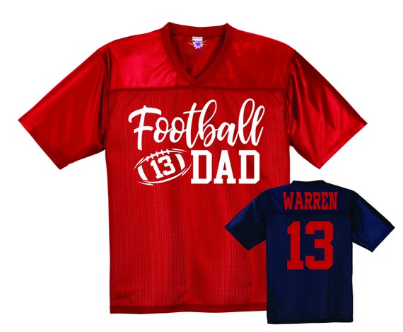 Football Jersey with Team Name & Number - Personalized Spiritwear