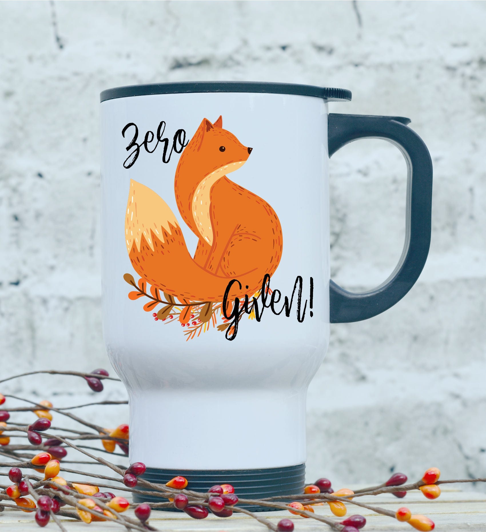 Fox Coffee Mug Fox Mug Coffee Cup Funny Coffee Cup Zero Etsy