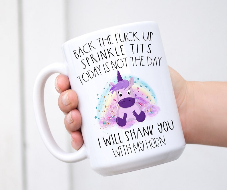 Funny Unicorn Coffee Mug Adult Humor Mugs Adult Language Etsy