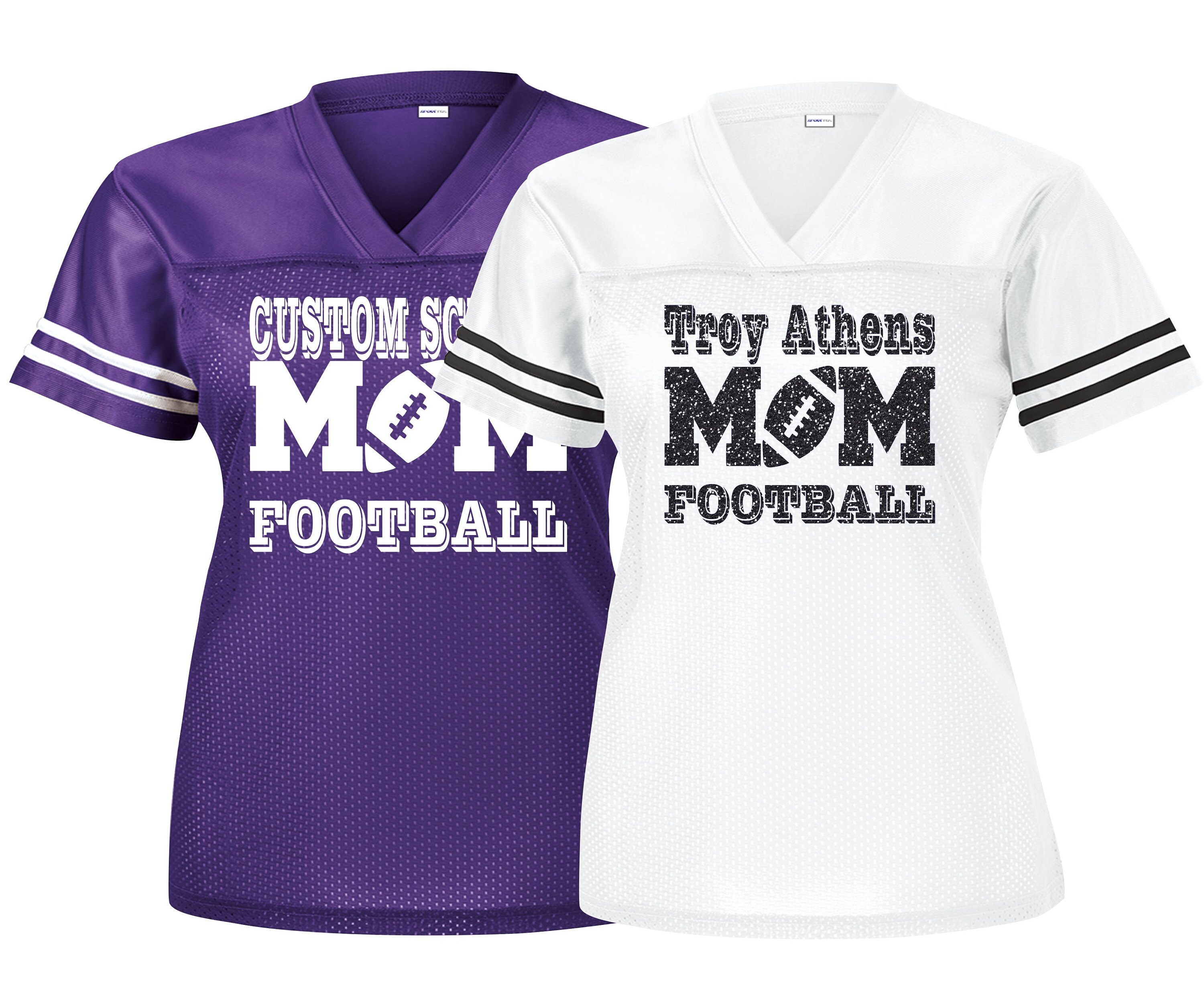 Custom Football Jersey Football Mom Jersey Custom Fan - Etsy